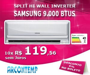 Arcontemp - Split Hiwall Samsung 9000 Inverter