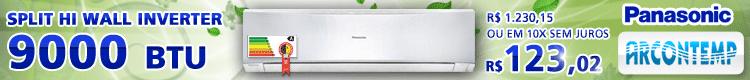 Arcontemp - Split Hiwall Panasonic 9000 Inverter