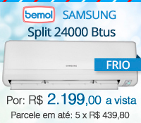 Bemol - Split 24000 Frio - Samsung