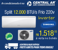 Centarl Ar - Split 12000 Frio Inverter - Samsung