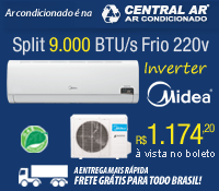 Centarl Ar - Split 9000 Frio Inverter - Midea