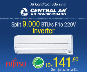 CentralAr - Split Fujitsu Inverter 9000 Frio