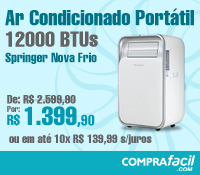 CompraFacil - Ar Condicionado Portatil 12000 Frio- Springer