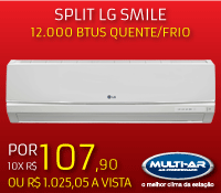 MultiAr - Split 12000 Quente / Frio - LG