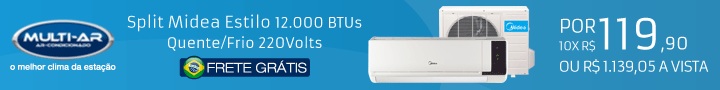 MultiAr - Split 12000 Quente / Frio - Midea